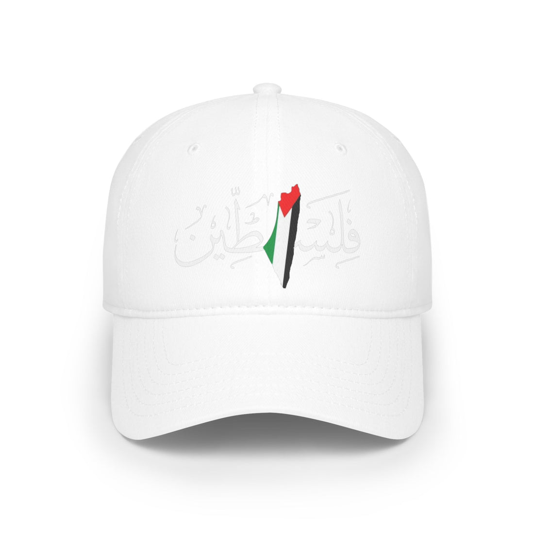 Palestine Cap Low Profile Baseball Cap with Arabic Calligraphy Design